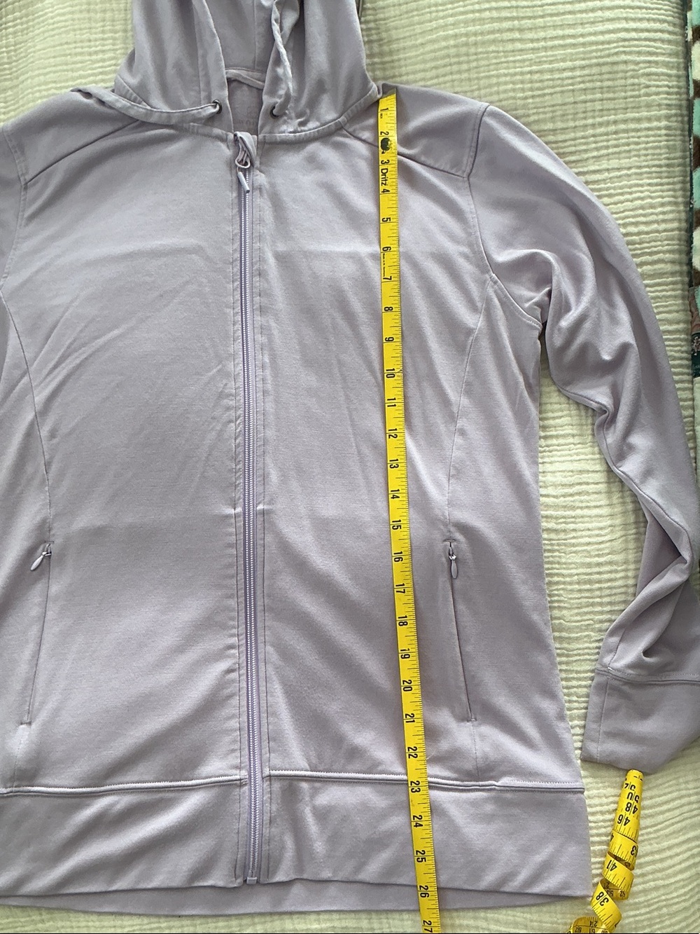WoolX Ryann Lavender Full-Zip Hoodie Jacket - Women Size M - Picture 7 of 7